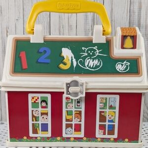 2008 Mattel Fisher Price School House Box Container Blemished